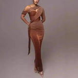 Women's New Sexy Sleeveless Breast-Buttered Bow Repair Fishtail
