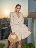 Temperament Socialite Wind Two Sets Of 2025 Spring / Summer New Fashion Short Jacket Tassel Edge Skirt Suit