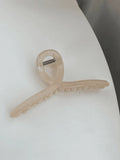 Large Morandi Color Hair Claw Clip-Outfit