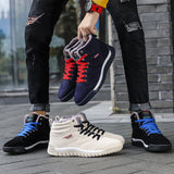 Men's New 2025 Cotton Shoes Men's Plus Velvet Thick Outdoor Snow Boots Winter Large-Size Sports Casual Men's