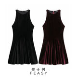Women's Clothing 2025 Autumn And Winter 2025 New Solid Color Bows Decorated With Sleeveless