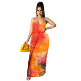 Zingj New Women's Casual Loose Print Cotton Slip