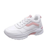 Sneakers Women's New Autumn 2025 New Fashion Breathable Small White Shoes Women's Round Head Coloring Heightening Women's