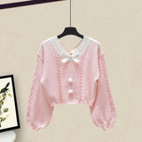 Women Winter Patchwork Long Sleeve Knitted Tops + Asymmetric Skirt 2 Piece Suit Female Party Elegant Two Piece Set 211-0-Outfit