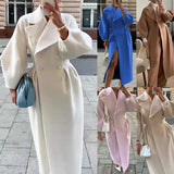 Lantern Sleeve Large Lapel Woolen