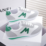 White Students Sports Leisure Flat Shoes Large Size Small White Shoes Women 2025 New Spring Breathable
