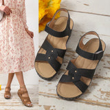 Summer New Large-Size Casual Sandals Roman Wind Women's Shoes Women's Slope