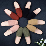 And Autumn Flat Bottom Slippers Women's Muller Shoes Half-Dragging Lazy People Wearing Heel Single Shoes Size
