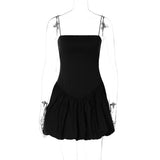 Zingj Wind Women's Summer New Sexy Chest One Word Collar Waist Show Thin Sling