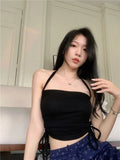 Rope Hanging Neck Small Sling Vest Women Summer New Sexy Hot Girls Inside And Outside Wearing A Unique Thai Bottom