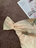 Zingj God Venus Diagonal Shoulder Top Greek Oil Painting Open Shoulder Mesh Gauze Print Pink Pure Desire Hot Girl