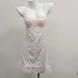 Pure Lust Lace Lace Pyjamas Summer Women's 2025 New High-End Sling Sexy Simulation Pyjamas