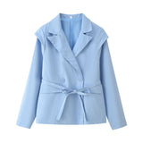 Spring/Autumn Women's Fashion Sweet Broken Flower Suit T-Neck With Long Sleeved Suit