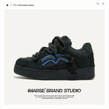 Shoes Small Black Shoes Destroy Aesthetic Thick-Soled Climax Shoes Men's Shoes Men's Shoes Men's And Couples