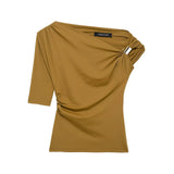 Women's ZA Explosion New Multi-Color Oblique Shoulder Design Side