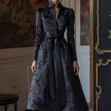 Elegant Spring And Autumn Long-Sleeved Vertevery Party Dress