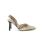 Niche Sexy Hottie Embroidered Lace Bag Sandals Fine Heel Small Square Net Red Bow High Heels