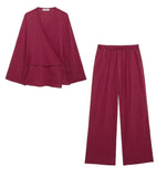 Women's INS Explosion And Type-Singed Pajamas Pants