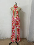 Halloween Print Flares 70S Hippie Retro Print Headband