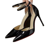 Heel High Heel Head In The Tip Of The Hollow Sexy Single Shoe Large Size High Heel Shoes With Simple