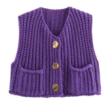Women's Explosive Coarse Knitted Vest