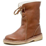 Women's Snow Boots 2025 Autumn And Winter New Large Code Of The Comfortable Mid-Clinity Martin