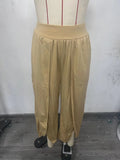 And Summer 2025 New Fashion Splendable Slim High Waist Open High Fork Trousers Loose Leisure