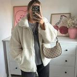 Explosion Women's Street Fashion With Loose Zipper