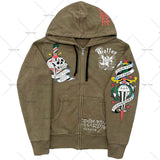 Zingj Popular Hip Hop Zipper Hoodies Men Y2K New Harajuku Vintage Sweatshirts Punk Rock Plus Size Loose Anime Hoodie Cardigan 102-1-Outfit