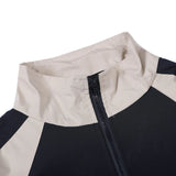 Color Block Oversized Waterproof JacketOutfit