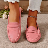 Bean Shoes 2025 New Four-Season Light Casual Shoes Fashion Lazy One-Legged Women's Shoes Round Head Women's Single