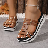 Slippers Women Wear 2025 Summer New Women's Thick Bottom Fish Mouth Slippers Light