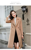 And Winter New Japanese And Korean Explosion Single Thick Hairs This Female Coat Wish Multi-Colored And Long
