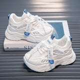 Summer And Autumn New Boy Light Old Dad Shoes Children's Fashion Soft-Soled Small White Shoes Girls Casual Sneaker