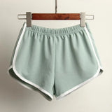 Zingj 01 Sports Shorts Women Summer Leisure Fashion Streamline Cotton Three Point Pants New Korean Version Of Beach Hot