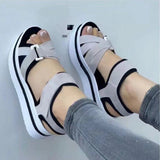 Thick-Bottomed Fish-Mouthed Sandals Women's Sports Wind-Dew With Slope And Beach Cool