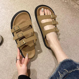 Women Wear 2025 Summer New Net Red Soft Bottom Pregnant Women Home Beach Shoes Trend Sand