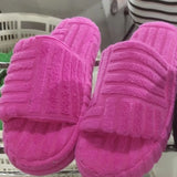 Fur Slippers Women's New Autumn 2025 Candy Flat Bottom Thick Bottom Wear Fashion