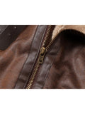 Women's Fur Jacket Belt Zippers Loose Warm Lamb Wool Winter Vintage Thickened Locomotive Lapel Female Chic PU Motorcycle
