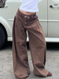 Made Old Loose Split Jeans Women 2025 Ancient Early Street To Shoot Thin Straight Trousers New