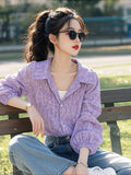 Collar Print Shirt 2025 Spring Burst Small Shirt Women Reduce The Age Of The French Unique Beauty Small
