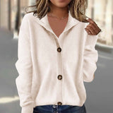 Sheintemu Autumn And Winter Long-Sleeved Women's Sweater Cardigan
