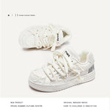 Shoes To Destroy The Aesthetic Series Of Small White Shoes Bread Shoes Trend Low-Top Shoes Men And Women Men's