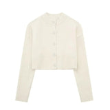2025 New Women's Fashion Fashion Cardigan Sweater Short Coat