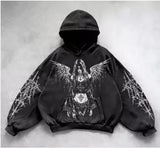 Wash Hooded Hoodie Hoodie Winter High Street Men And Women With The Same Shirt