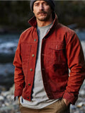 Spring New Men's Jacket Multi-Grain Multi-Pocket Retro Classic Jacket