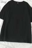 Women Short Sleeve Tees O-neck Embroidery All-match Basic Fashion Unisex Teenagers Leisure Soft Summer Simple