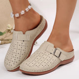 Slippers Women's New Baotou Metal Hollow Women's Shoes 43-Yard Wish In The Summer Of