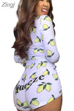 Women Bodysuit Long Sleeve Deep V Neck Bodycon Stretch Leotard Crop Top Button Short Romper Pajamas Women Jumpsuit