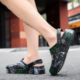 Summer Sandals Men Summer Wearing Beach Leisure Slippers Breathable Soft Bottom Men's Baotou Hole Cold